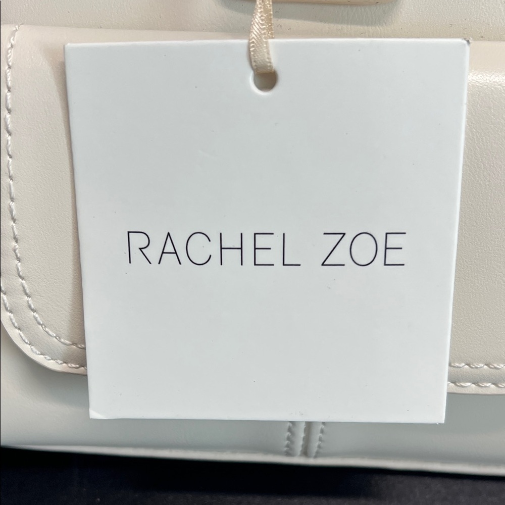 Rachel Zoe | Ivory Shoulder Bag w/ Boot Scarf - Picture 3 of 14